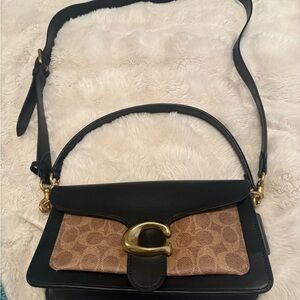 Coach Elegant Black and Tan Crossbody Bag. New with Tags!